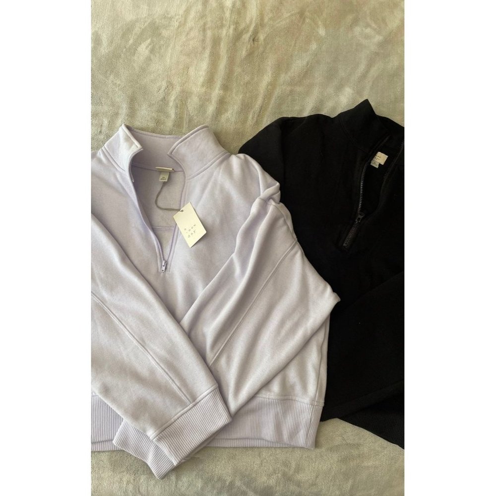 A New Day Half Zip Sweatshirts